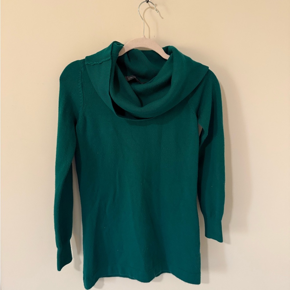 French Connection Green Cowl Neck Sweater